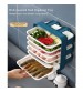 Wall-mounted Food Tray-Stackable Food Storage Container For Vegetables Fruits Meat Fish Multi-layer Kitchen Drying Rack